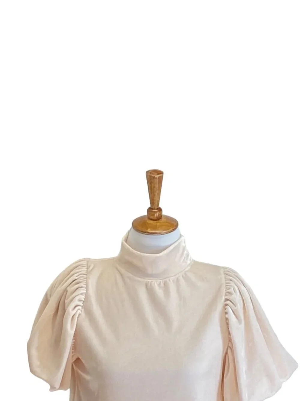 NS!!!   Free People Claudia Blouse Pink Size XS Coquette Romantic Velvet Bohemia